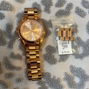 Michael Kors Elegant Rose Gold Bracelet Watch